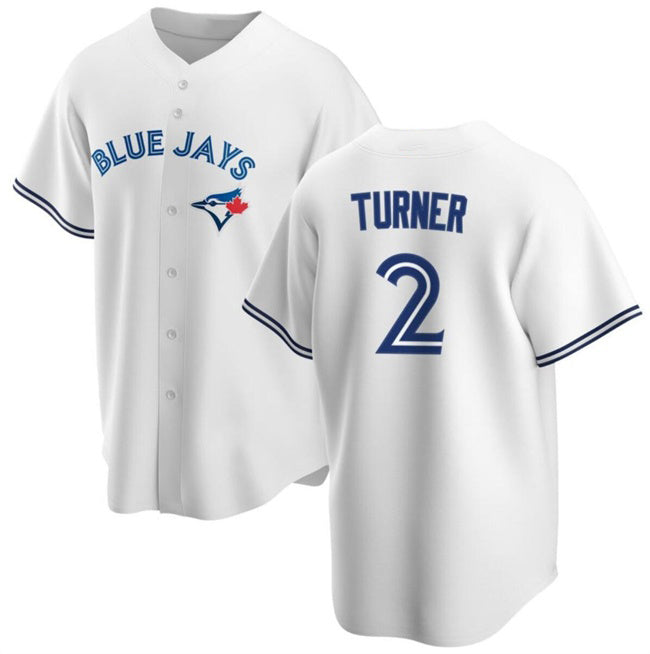 Toronto Blue Jays #2 Justin Turner White MASONITE Cool Base Stitched Jersey
