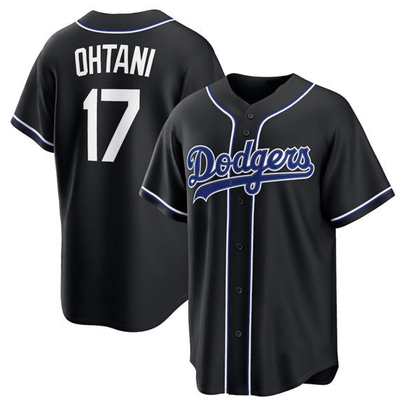 Los Angeles Dodgers #17 Shohei Ohtani 2026 Black MASONITE Out Stitched Jersey