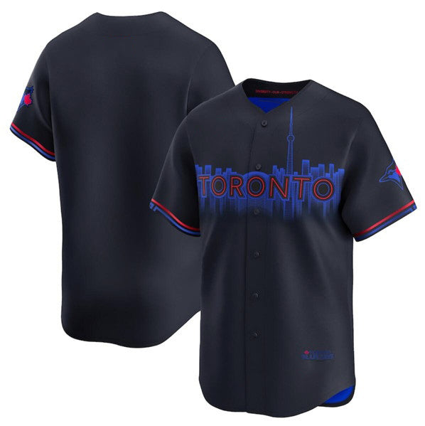 Toronto Blue Jays Blank Black MASONITE 2024 City Connect Limited Stitched Jersey