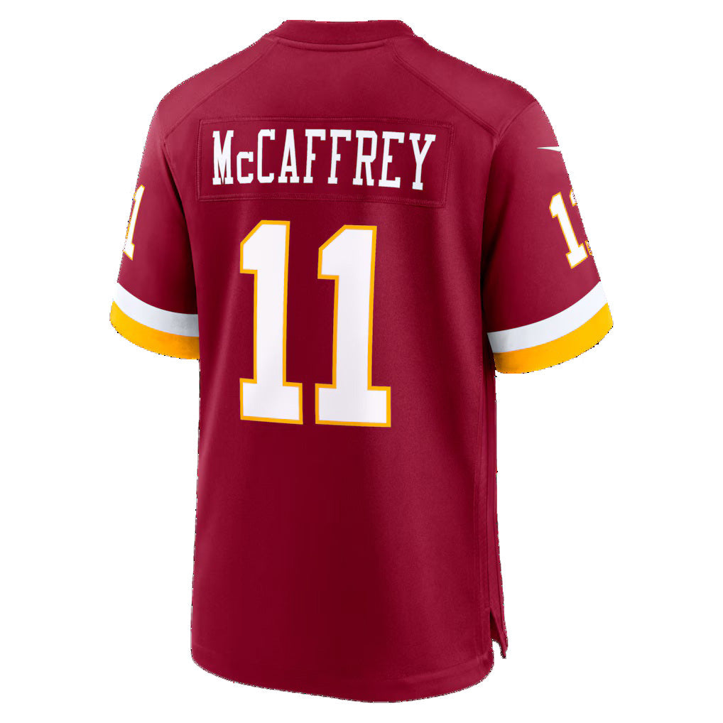 W.Commanders #11 Luke McCaffrey Burgundy MASONITE Game Jersey