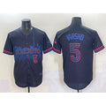 Toronto Blue Jays #5 Daulton Varsho Navy MASONITE 2024 City Connect Limited Stitched Jersey