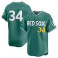 Boston Red Sox #34 David Ortiz Green MASONITE 2025 City Connect Limited Stitched Jersey