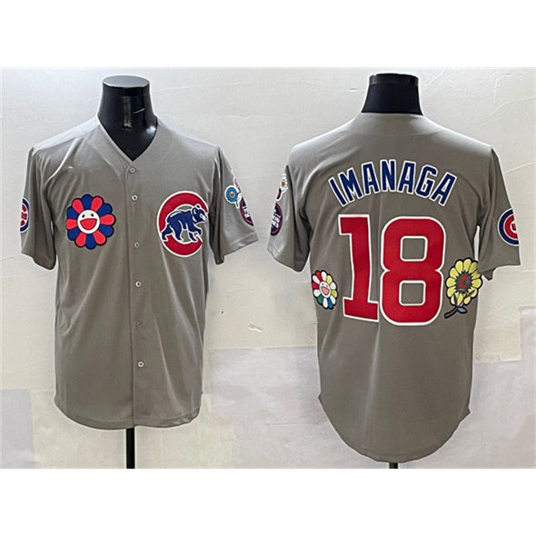 Chicago Cubs #18 Sh¨­ta Imanaga Gray MASONITE 2025 Tokyo Series Limited Stitched Jersey