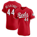Cincinnati Reds #44 Elly De La Cruz Red MASONITE Alternate Elite Jersey