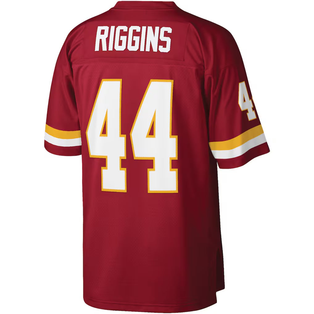 W.Football Team #44 John Riggins Mitchell & Ness Burgundy MASONITE Legacy Replica Jersey
