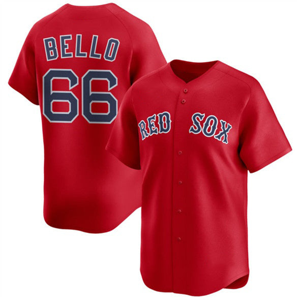 Boston Red Sox #66 Brayan Bello Red MASONITE 2024 Alternate Limited Stitched Jersey