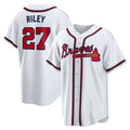 Atlanta Braves #27 Austin Riley White MASONITE Home Replica Player Jersey