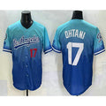 Los Angeles Dodgers #17 Shohei Ohtani Blue MASONITE 2025 City Connect Limited Stitched Jersey