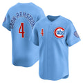 Chicago Cubs #4 Pete Crow-Armstrong Light Blue MASONITE Alternate Limited Player Jersey