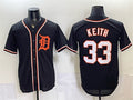 Detroit Tigers #33 Colt Keith 2026 Fashion Replica Black MASONITE Out Stitched Jersey