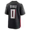 A.Falcons #0 Divine Deablo Black MASONITE Team Game Jersey