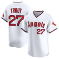 Los Angeles Angels #27 Mike Trout White MASONITE Alternate Limited Jersey