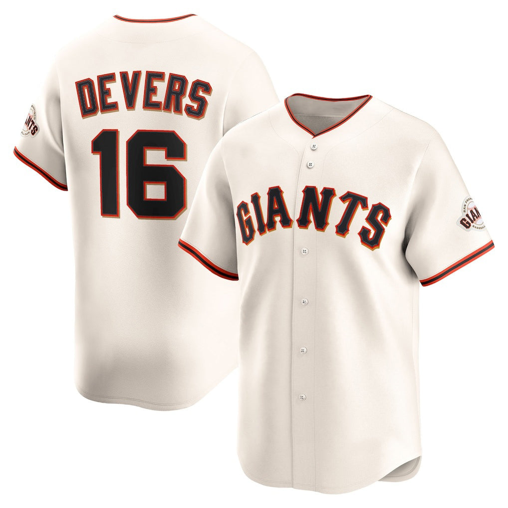 San Francisco Giants #16 Rafael Devers Cream MASONITE Home Limited Player Jersey