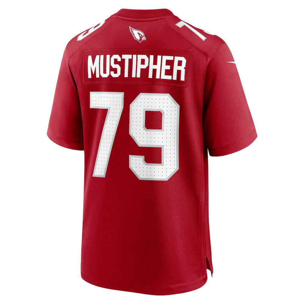 A.Cardinals #79 PJ Mustipher Cardinal MASONITE Team Game Jersey