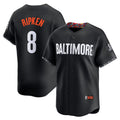 Baltimore Orioles #8 Cal Ripken Jr. Black MASONITE City Connect Limited Player Jersey