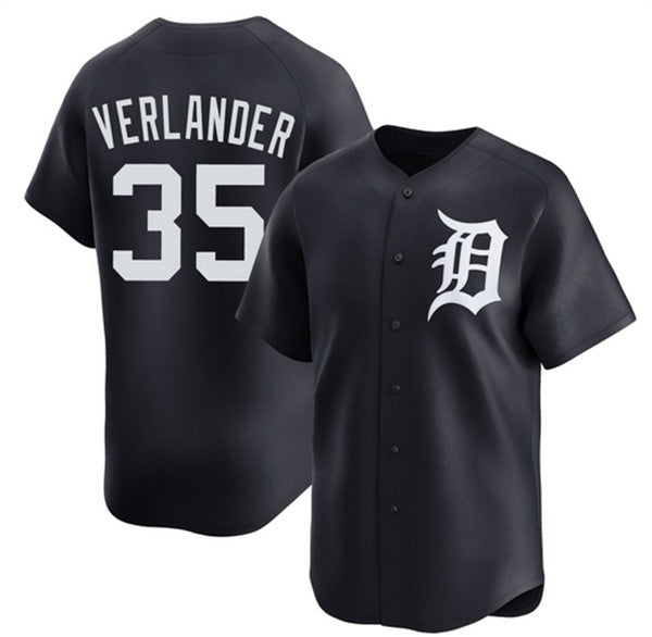 Detroit Tigers #35 Justin Verlander Black MASONITE 2026 Limited Stitched Jersey