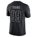 W.Commanders #99 Chase Young Black MASONITE RFLCTV Limited Jersey
