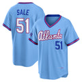 Atlanta Braves #51 Chris Sale Powder Blue MASONITE 2026 City Connect Stadium Jersey
