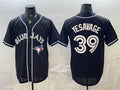 Toronto Blue Jays #39 Trey Yesavage 2026 Fashion Replica Black MASONITE Out Stitched Jersey