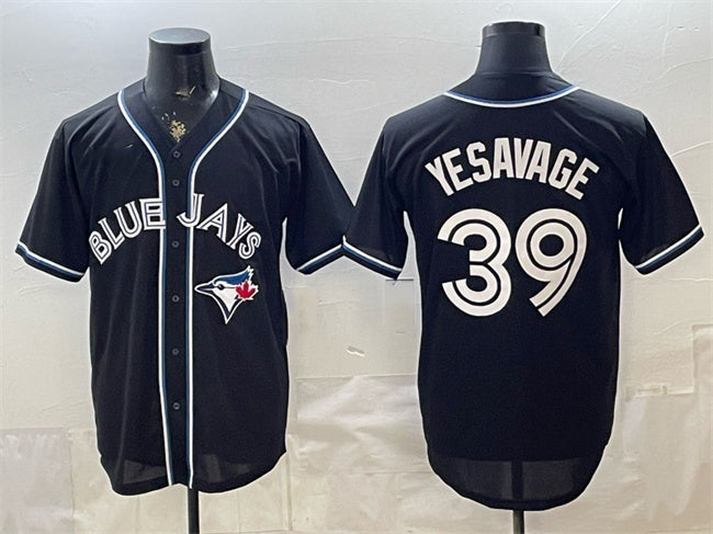 Toronto Blue Jays #39 Trey Yesavage 2026 Fashion Replica Black MASONITE Out Stitched Jersey