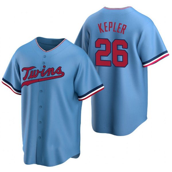 Minnesota Twins #26 Max Kepler Blue MASONITE Cool Base Stitched Jersey
